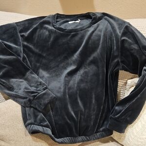 UGG Women's Velvet Pajama Top - Dark Gray